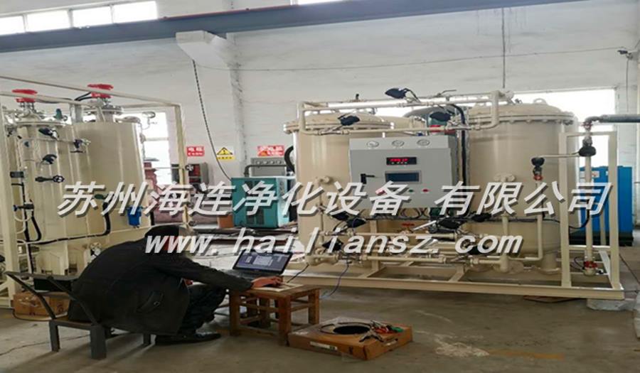 为了用户按时投产——制氮机厂家连续48小时调试